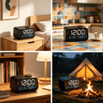 DESIGNICE 2026 New Digital Calendar Real Time Temp Humidity Monitoring ...