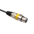 thumbnail image 3 of Cable de micrófono equilibrado macho a hembra compatible con 1 paquete, amarillo-Cable de micrófono -30cm-Enchufe de aleación de zinc, 3 of 5