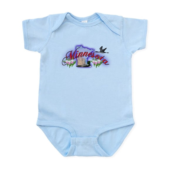 CafePress - Minnesota Infant Bodysuit - Baby Light Bodysuit