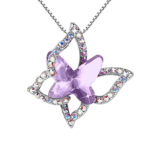 Staron Ladies Crystal Necklace Fashion Pendant Necklace for Women Jewelry Accessories