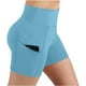 thumbnail image 1 of TaTaai Women's High Waisted Yoga Shorts with Pockets Butt Lifting Scrunch Leggings Stretchy Running Gym Workout Non See Through Tummy Control Gift, 1 of 8