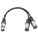 thumbnail image 3 of JORINDO Cable XLR hembra a doble XLR macho Cable de micrófono de audio divisor tipo Y, 3 of 8