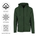thumbnail image 4 of 4-Piece Men's Fleece-Lined Full Zip Hoodie & Jogger 2-Piece Sets (4Piece = 2Full Sets), 4 of 5