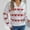 White, variant on Amidoa Sweater Tops for Women Long Sleeve Valentines Gray V-Neck Heart Collared Crochet Sweaters Womens Sweaters L