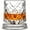 Gem Cut, variant on CLIQKWEN Spinning Crystal Whiskey Glass - 360 Degree Rotating Bourbon Tumbler with Heavy Lead-Free Base for Stress Relief - Old Fashioned