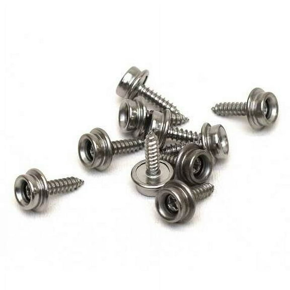 Boat Snap Screws | 3/8 Inch Stainless Steel (Set of 10)