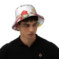 thumbnail image 4 of Fotbe Summer Gnome Sombrero Tipo Pescador con Estampado – Sombrero de Sol de Algodón de Moda para Playa, Golf, Pesca, 4 of 6
