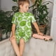 thumbnail image 4 of Balery Green Various Lemons Conjunto de Pijama Infantil de Manga Corta con Estampado – Ropa de Dormir de Algodón Suave-Large, 4 of 6
