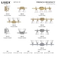 thumbnail image 2 of Livex Lighting French Regency Bath Light in Polished Brass, 2 of 11