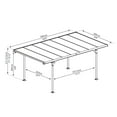 thumbnail image 3 of Palram - Canopia Verona 5000 10' x 16' Polycarbonate/Aluminum Carport - Gray/Bronze, 3 of 9