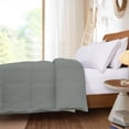 thumbnail image 5 of Modern Threads Reversible Dusty Sage & Almond All-Season Down Alternative Adult Bed Comforter, King, 5 of 13