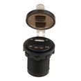 thumbnail image 3 of 3.1A Dual USB Car Charger Power Charger with Voltmeter DC 12V (Blue), 3 of 5