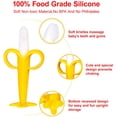 thumbnail image 3 of Baby Toothbrush and Banana Toothbrush,Silicone Infant Training Finger toothbrushes with Storage Case(1 teether and 2 Finger toothbrushes), 3 of 7