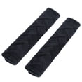 thumbnail image 4 of Unique Bargains 2 Pcs Housses de Coussinet de Ceinture d'Épaule de Voiture en Peluche Rouges, 4 of 7