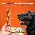 thumbnail image 5 of Nutri Chomps Premium Rawhide-Free Braided Dog Treats, Real Chicken, Peanut Butter & Milk, 6 Inch, 10 Count, 5 of 7