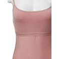 thumbnail image 3 of FashionOutfit Women's Solid Scoop Neck Spaghetti Strap Cami W/ Shelf Bra, 3 of 3