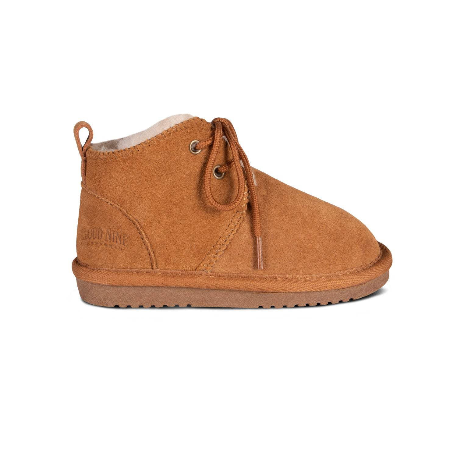 Cloud Nine Sheepskin Brown Leather Lace-Up Winter Boots | Men’s Size 9 Warm Men main image 4