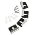 thumbnail image 2 of Juego de Clips Gloria Clips de retención pesados para colgar espejos Negro Plata S, 2 of 9