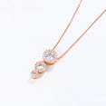 thumbnail image 4 of Collar Pendulo Con Cristales Swarovski Oro Rosa 14k Lam rosa Unitalla, 4 of 8