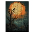 thumbnail image 3 of Designart "Avian Ascending the Heavens" Animals Print on Natural Pine Wood, 3 of 5