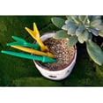 thumbnail image 5 of Jinsinto Plastic Portable Gardening Tool Set - Spreader and Dibbler (Yellow, 2 Pieces) Exquisite Craftsmanship Length 15cm, 5 of 5