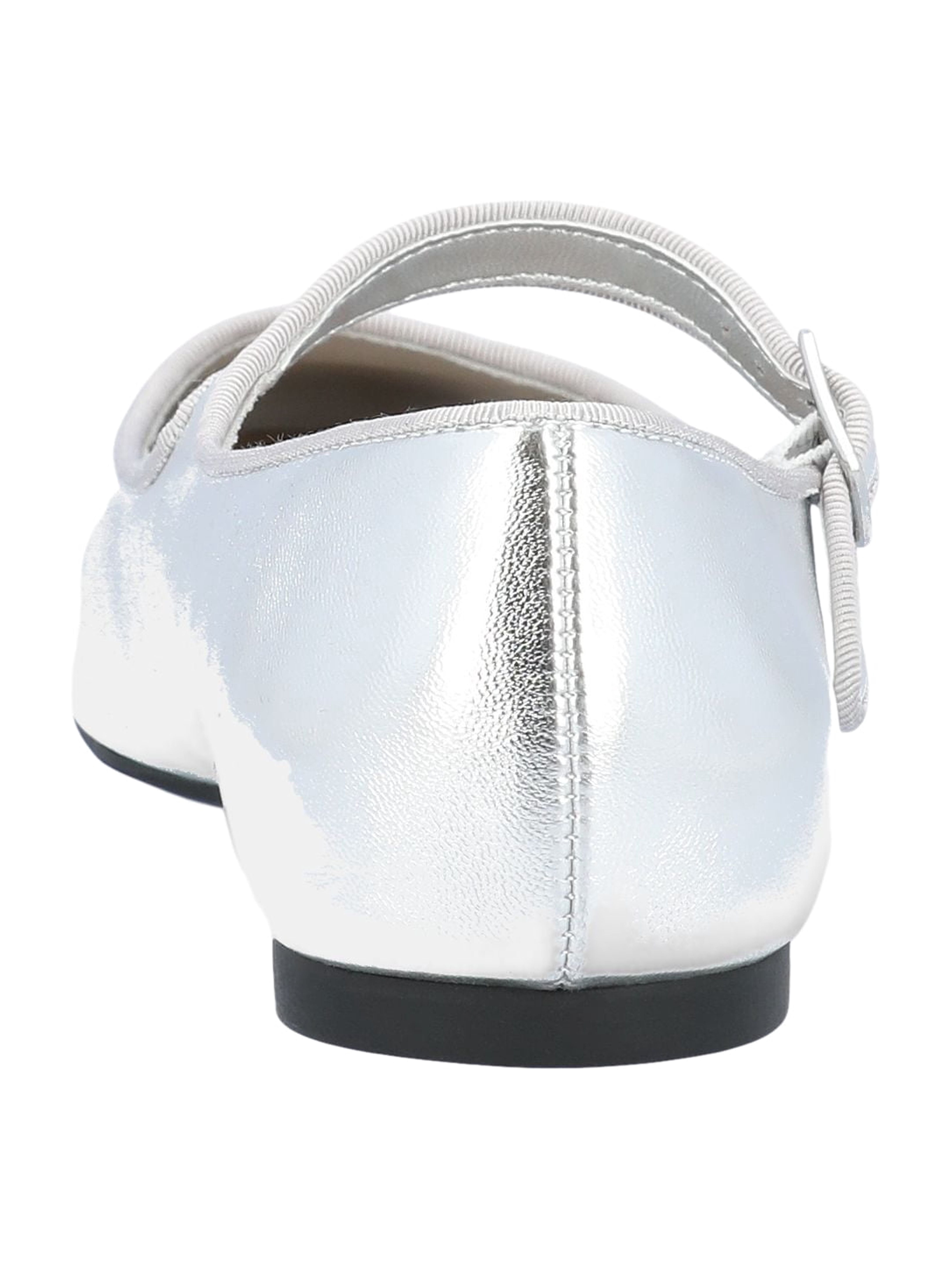 Time and Tru Women's Faux Leather Mary Jane Flats, Wide Width Available