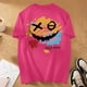 thumbnail image 5 of Playeras De Hombre Camiseta Informal De Verano De Manga Corta Con Cuello Redondo Y Estampado De Letras Y Caras Para Hombre, 5 of 5