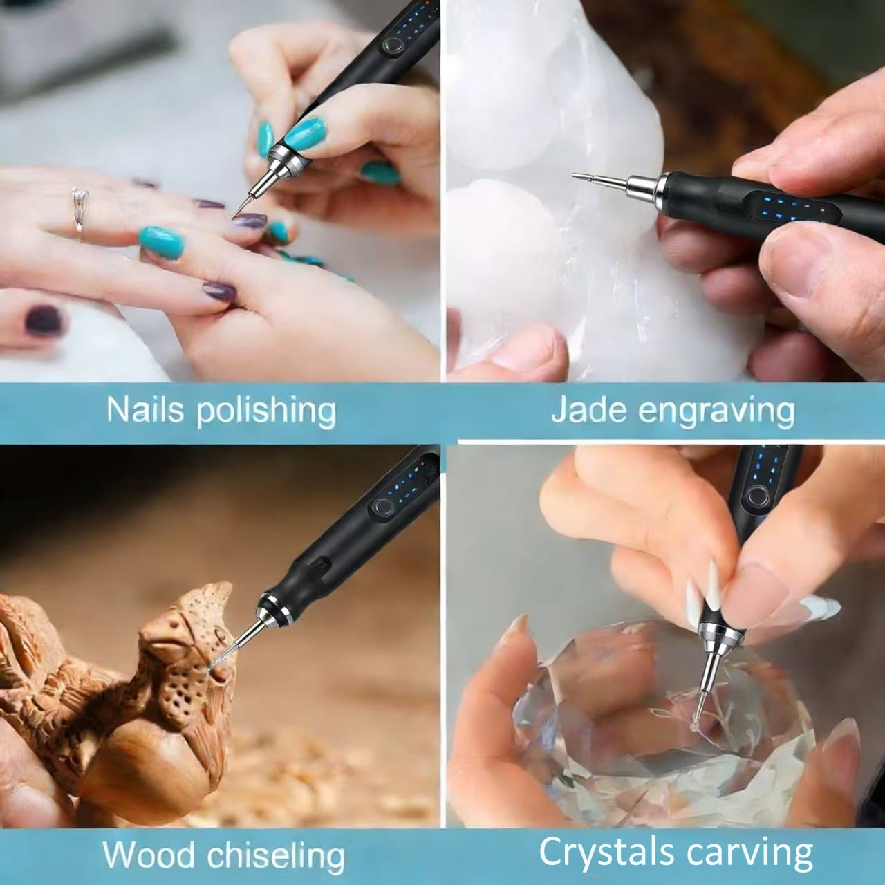 RITUALS Electric Engraving Pen with 37 Bits, USB Rechargeable Cordless Engraving Machine, Portable DIY Rotary Engraver for Jewelry Wood Glass Stone Carving