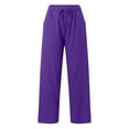 thumbnail image 5 of XINXIAOO Pants for Women Women's Casual Pants Purple Pants for Women Womens Lounge Pants Womens High Waisted Pants Fall Pants, 5 of 7