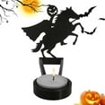 thumbnail image 6 of Halloween Candle Holder Table Decoration - Funny Shadow Stand (Headless Horseman) - F, 6 of 7