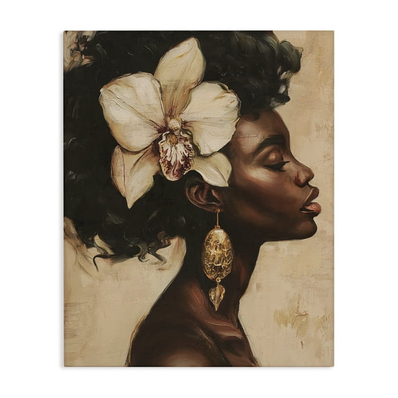 Stupell Industries Orchid Majesty Portrait Canvas Wall Art, design by Svetlana Aleynikova