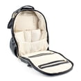 thumbnail image 5 of Itzy Ritzy Diaper Bag Backpack – Large Capacity Boss Backpack Diaper Bag Featuring Bottle Pockets, Changing Pad, Stroller Clips and Comfortable Backpack Straps, Black with Gold Hardware, 5 of 6