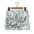 thumbnail image 6 of Women Glitter Sequins Sexy Short Skirt Party Skirts Goth Spring Summer Clothing, 6 of 10