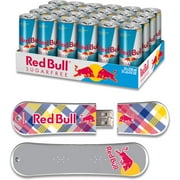 Action 8GB USB SnowDrive and Red Bull Sugar-Free Energy Drink, 24pk, Yellow Plaid