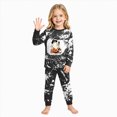 thumbnail image 6 of CAUYDY Girls Boys Halloween Cartoon Pajamas Cute Soft Long Sleeve Graphic Nighty PJS 2PCS Sleepwear Set,4Y, 6 of 7