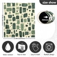 thumbnail image 5 of Yayeee Magnetic Dishwasher Cover for The Front Decoration Home Kitchen Machine Sticker Protector, Green Geometric, 5 of 6