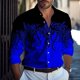 thumbnail image 3 of Camisa de manga larga con botones para hombre, 9 colores, estampado 3D de pulpo, ropa de noche diaria, camisa de solapa, ropa holgada de moda para hombre, 6xl, 3 of 5