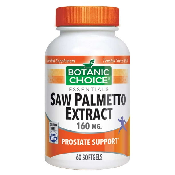 Botanic Choice Saw Palmetto Extract 160 mg,60 Softgels