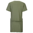 thumbnail image 6 of DHFJKG Womens Summer 2 Piece Outfits Casual Skirt Sets Short Sleeve Basic Tee Shirt And Drawstring Mini Skirts Matching Jogger Set Stylish Outfit, 6 of 8