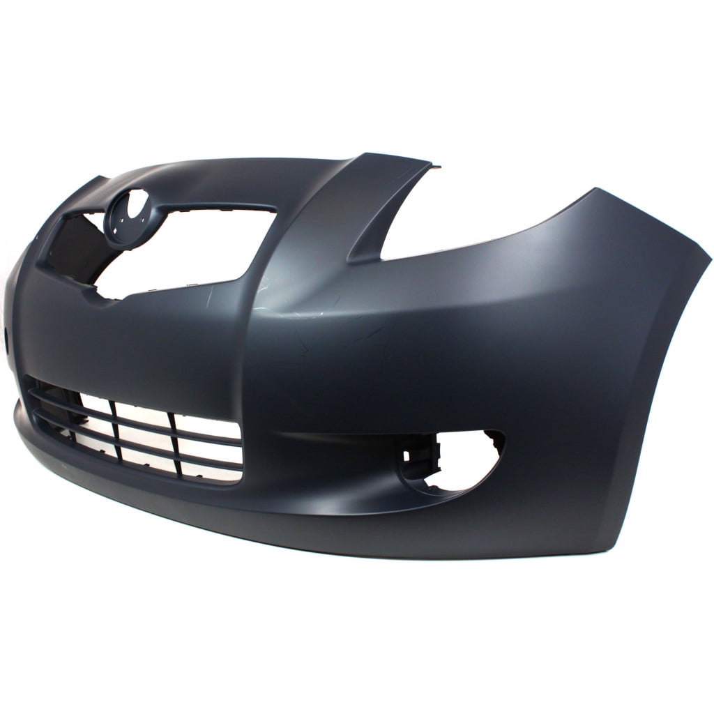 For Toyota Yaris Front Bumper Cover 2007 2008 | Primed | w/ Fog Light Holes | Hatchback | Plastic | TO1000325 | 5211952925