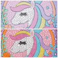 thumbnail image 2 of 1 kit de pintura de diamantes para niños, kit de arte y artesanía con marco de madera, 2 of 5