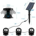 thumbnail image 5 of Solar Pond Lights (3 Pack), Solar Underwater Spotlights with 2 Modes, IP68, Pond Lighting, RGB Color Changing Landscape Spotlights, Garden Lighting, 5 of 5