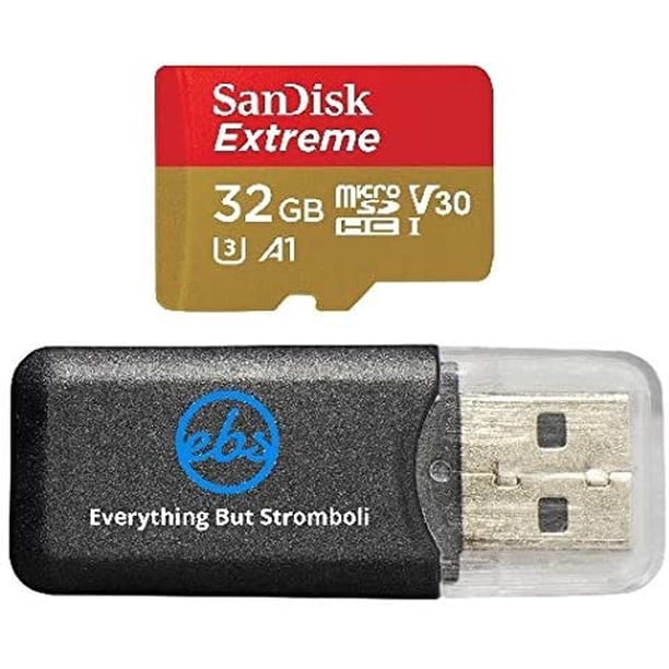 Sandisk 32gb Micro Sdhc Memory Card Extreme Works With Gopro Hero 7 Black Silver Hero7 White Uhs 1 U3 Bundle With 1 Everything But Stromboli Micro Card Reader Walmart Com