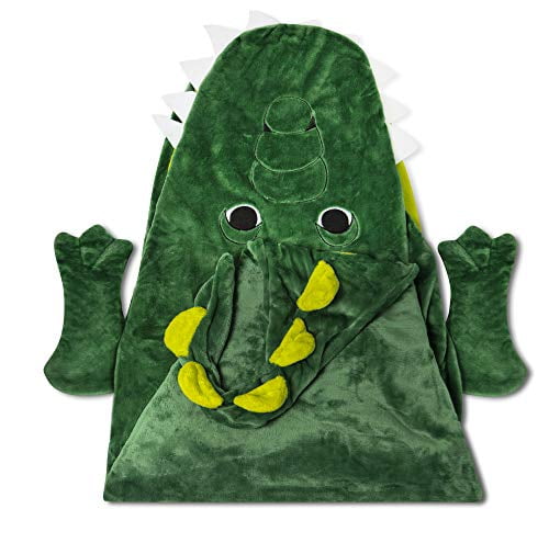 Cozy Crocodile Blanket For Children Pocket Style Kids Tail Blanket Made Of Extrasoft And Durable Fabric Aligator Design War Walmart Com Walmart Com