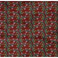 thumbnail image 4 of oneOone Organic Cotton Poplin Twill Fabric Leaves & Floral Block Print Fabric BTY 42 Inch Wide, 4 of 4