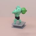 thumbnail image 2 of Pokemon: Bulbasaur Musculoso Figura de Acción Lujo, 2 of 4