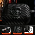thumbnail image 6 of CCSmall for Airpods Pro 2nd/1st Generation Case with Carabiner Keychain, Funny 3D Skull Protection Cover Full Body Shockproof with Secure Lock Girls Boys Case for Airpods Pro 2 Gen,Skull Black, 6 of 8