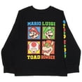thumbnail image 3 of Nintendo Super Mario Boys Athletic Long Sleeve 2-Piece Bundle Set for Kids (Size 4-16), 3 of 8