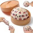thumbnail image 3 of Yanxiao 4" Squishy Dumpling Toys, Independence Day Printed Dumpling Stress Squeeze Balls with Steamer Box, 4th of July Party Supplies, Squeeze Squishys Fidget Dumplings for Anxiety Relief, 3 of 10