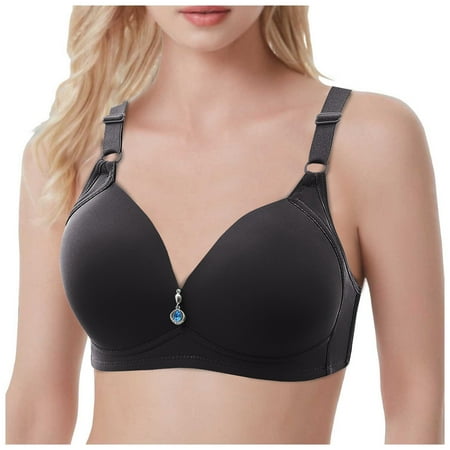 Fsqjgq Womens Underwear Bras for Women No Underwire Backless Dress No Underwire Seamless Bralettes Wireless Bra Soft Support Everyday T Shirt Bras Push Up Bras Removable Cup Lace Bras Bustiers